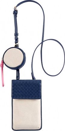 Shiraleah Womens Frankie Phone Holder Crossbody Bag In Navy
