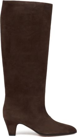 Bally Alva boots - women - Suede/Leather/Goat Skin - 39 - Brown