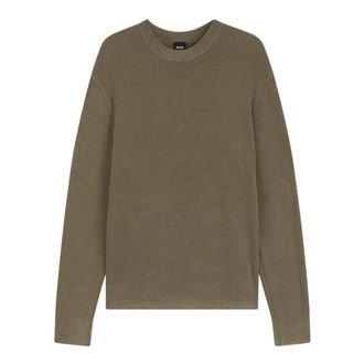 HUGO BOSS Jersey de cuello redondo - Knitwear - Hombre - Beige - S