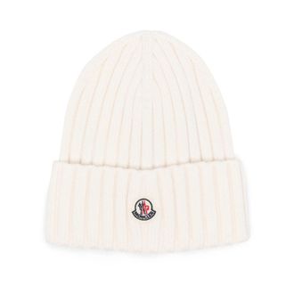 Moncler Ribbed-knit Wool Beanie Hat