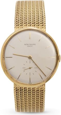 Patek Philippe Pre-owned Patek Philippe Calatrava Hand Wind Silver Dial Unisex Watch 3516