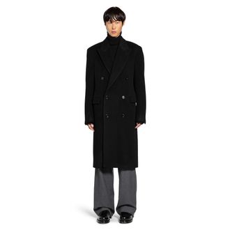 Lardini Double-Breasted Wool Coat