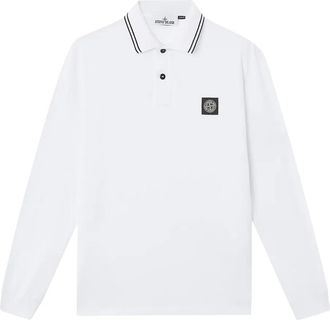 Stone Island Polo a maniche lunghe - Bianco