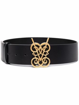 Giambattista Valli Riem met logoplakkaat - Zwart
