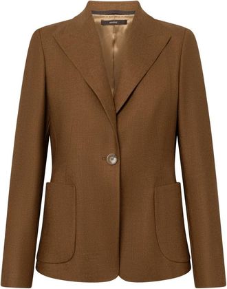 Windsor Dse 641V2 Blazer - Dames - Blazers - Bruin - S - Leer - Jassen