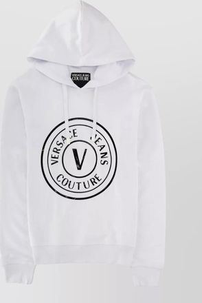 Versace Jeans Couture logo hooded sweater drawstring hood