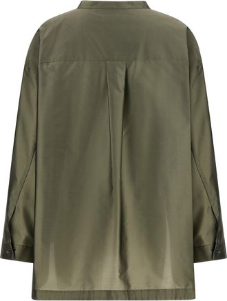 Max Mara Womens Bicolor Polyester Blouse