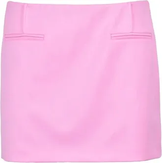 Patrizia Pepe Pink Polyester Viscose Elastane Womens Mini Skirt
