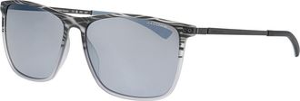 Jaguar 37628 Polarized 6500 Mens Sunglasses Black Size 59