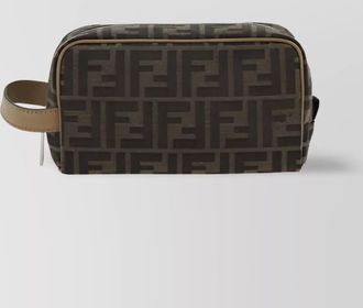 Fendi ff jacquard toiletry case