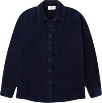 American Vintage Padow Shirt - Dames - Overhemden - Blauw - M/L - Katoen - Overhemden