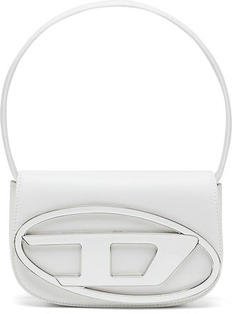 Diesel 1DR-Iconic shoulder bag in nappa leather - Shoulder Bags - Woman - White