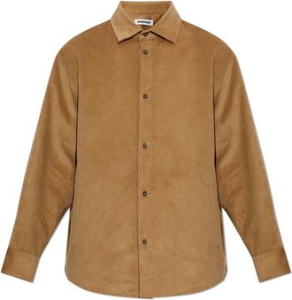Darkpark Darkpark, Overhemden, Heren, Bruin, XL, Keanu Corduroy Shirt