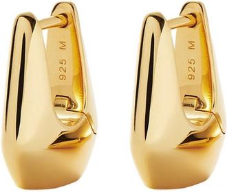 Missoma X Lucy Williams 18ct Gold Vermeil Small Hoop Earrings - One Size