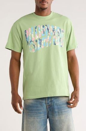 Billionaire Boys Club Curve Mix Graphic T-Shirt in Forest Shade at Nordstrom Rack, Size X-Large