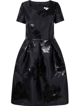 Comme Des Gar&ccedil;ons Poly dress - women - Cupro/Polyester - M - Black