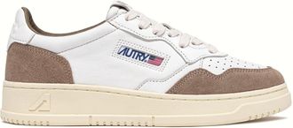 Autry Goat Leather and Suede Bimaterial Sneakers