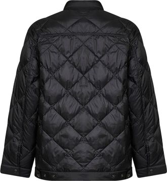 Prada Mens Quilted Down Jacket Re-Nylon Black Recycled Polyester Padded &
