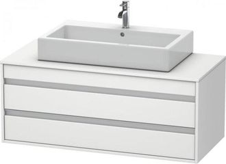 Duravit Ketho M&oacute;dulo Mural 6656, 2 Cajones, 1200mm, Para Lavabo - Duravit