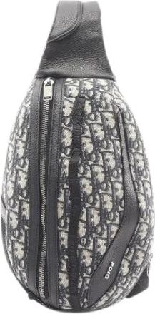 Dior Pre-owned Scarab Oblique heuptas body bag - Heren - Vintage Schoudertas - Beige - ONE Size - Leer - Vintage