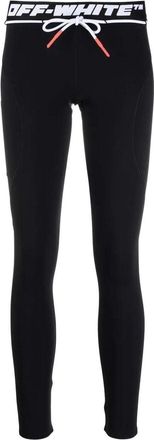Off-white (WMNS) Off-White Casual Pants Black OWVG035C99JER0011000