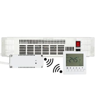 TCP 2000W Plinth Heater Lot 20 Compliant in Silver