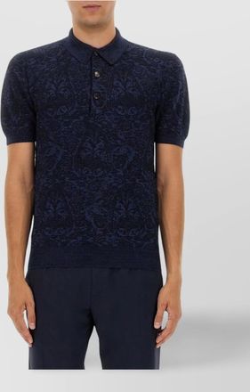 Etro embroidered polo shirt