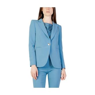 Rinascimento Dames, Jassen, Blauw, Maat: S Leer