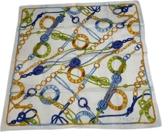 Celine Pre-owned Zijden Sjaal - Dames - Vintage Accessoires - Veelkleurig - ONE Size - Vintage