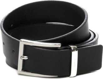 Guess Accessoires, unisex, Zwart, XL, Leer, Minimalistische leren riem