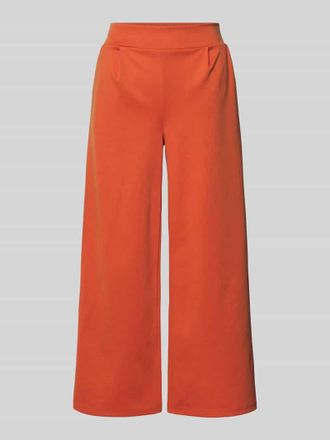 Ichi Wide Fit Stoffhose mit Viskose-Anteil Modell Kate in Orange, Gr&ouml;&szlig;e XXL