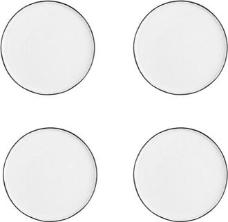 Bj&ouml;rn Borg Plato PURE &Oslash;21,5cm - 4 piezas - Blanco nieve