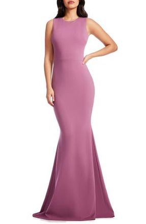 Dress The Population Leighton Sleeveless Mermaid Evening Gown in Orchid at Nordstrom Rack, Size X-Large