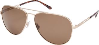 Fossil Mens Benedict Aviator Sunglasses
