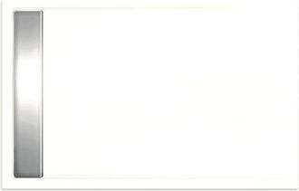 Xenz Easy Tray douchevloer - 140x100x5cm - acryl - zonder gootcover - wit