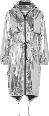 Paco Rabanne Metallic Silver Parka Size M