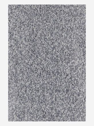 Bruno Manetti Virgin Wool and Alpaca Blend Sweater - Gray