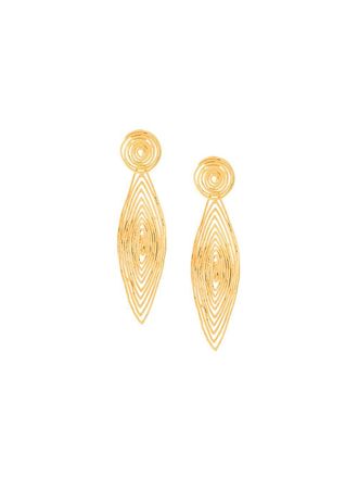 Gas Bijoux Longwave small size earrings - Metallic
