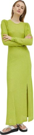 Gestuz Olava Jurk - Dames - Maxi kleedjes - Groen - XS - Polyester - Kleedjes