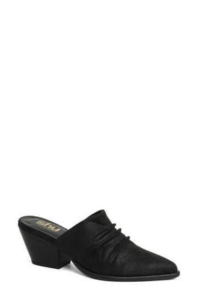 Shushop Nicky Pointed Toe Mule in Black Suede at Nordstrom Rack, Size 8.5