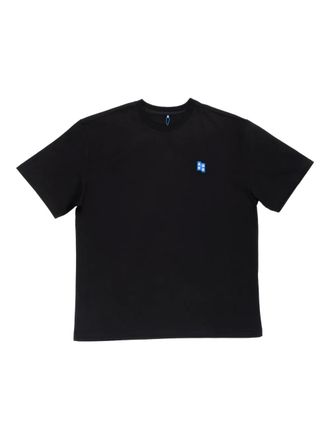 Ader Error logo-patch T-shirt - men - Cotton - S - Black
