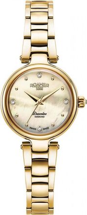 Roamer Womens 967847-48-30-50 Ladies Dreamline Diamonds Watch - Gold - One Size