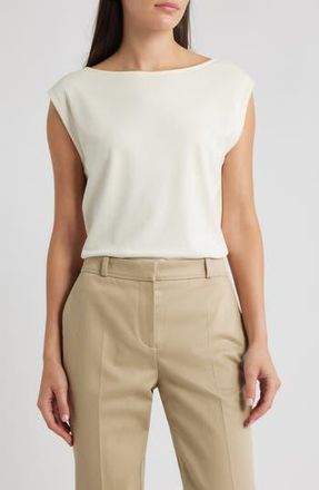 BOSS Ecreta Cotton Shell in Open Wht at Nordstrom Rack, Size X-Small