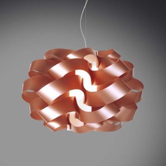 Linea Zero Cloud L&aacute;mpara Colgante Cobre Tres Luces Di&aacute;metro 75x H50cm