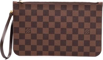 Louis Vuitton Pre-owned Clutches, female, Brown, Size: ONE SIZE Pre-owned Pochette with Wrist Strap
