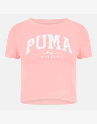 Puma Womens Squad Baby Tee - Pink Fruit - Size: 14