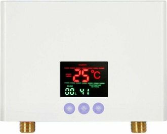 OEM Calentador De Agua Instant&aacute;neo De 3kw, Mini Calentador De Agua El&eacute;ctrico Sin Tanque Montado En La Pared Con Pantalla Led, Ajuste De Temperatura De 3 N