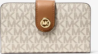 Michael Kors MK Pop Charm Medium Signature Logo Wallet