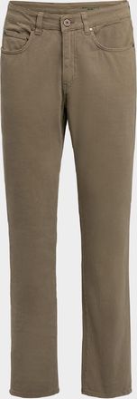 Boglioli Men & apos;s Washed Cotton 5-Pocket Pants