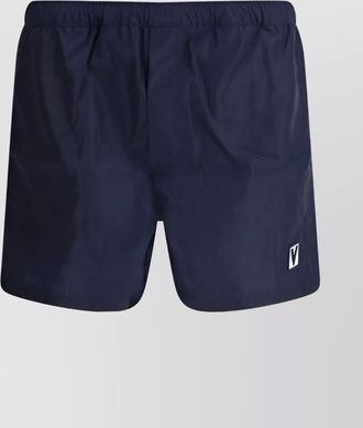 Valentino adjustable logoed swim trunks waistband